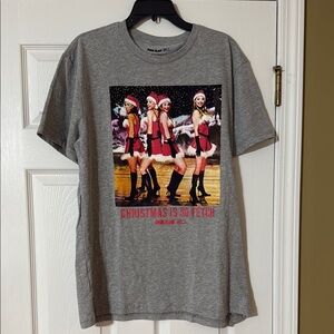 New Mean Girls Gray Christmas Graphic T-Shirt